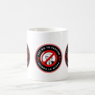 Anti-Facism Denim Jacket Coffee Mug