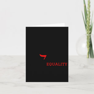 Anti Fascist Sticker  Card