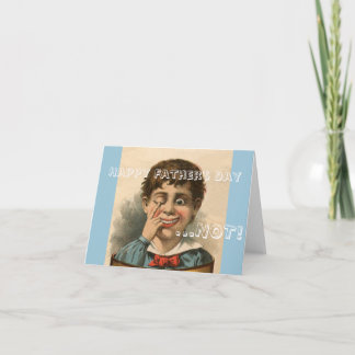 Anti Father's Day Card, bad dad family dysfunction Card