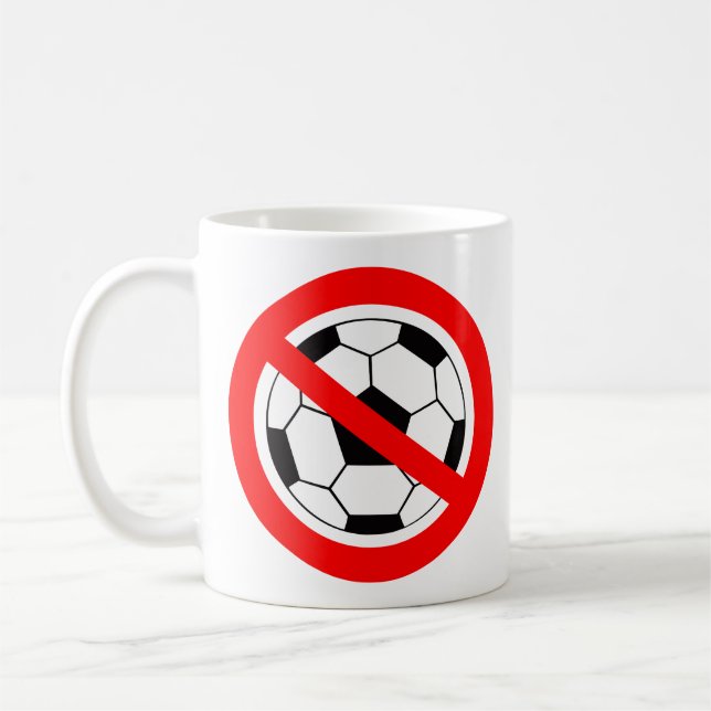 Anti Football Coffee Mug (Left)