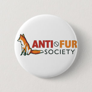 Anti-Fur Society 6 Cm Round Badge