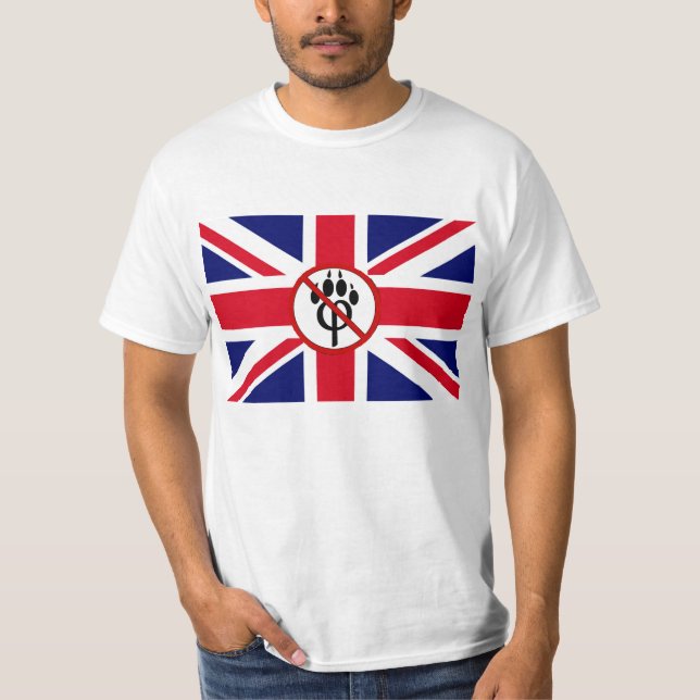anti furry classic flag T-Shirt (Front)