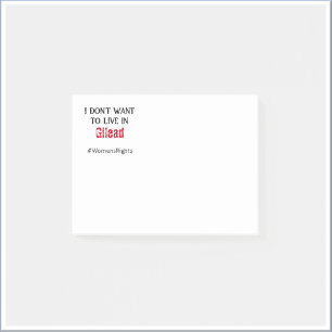 Anti Gilead Womens Rights Post-it Notes