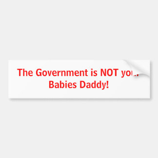 Anti Government Bumper Stickers