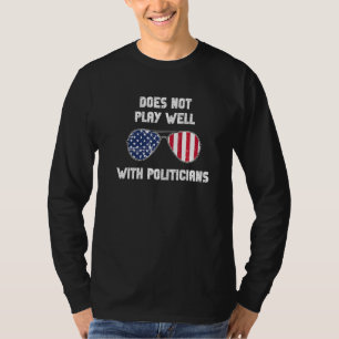 Anti Government Libertarians Defund Politicians Hu T-Shirt