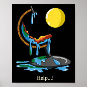 Anti-ground Heating Climate Change Pro Natural Pro Poster