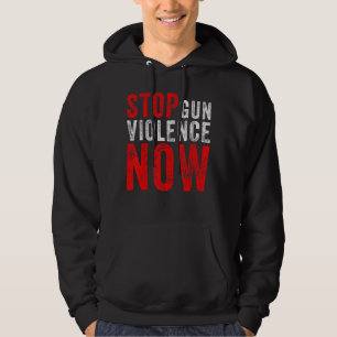 Anti Gun Awareness Day Wear Orange Stop Gun Violen Hoodie