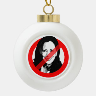 ANTI HARRIS CERAMIC BALL CHRISTMAS ORNAMENT