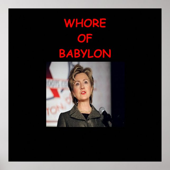 anti hillary 2016 poster (Front)