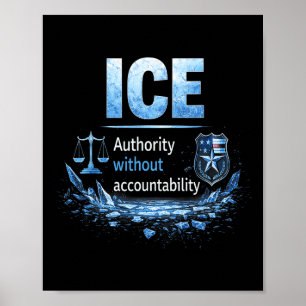 Anti Ice I Protest And Resist I Support Immigrants Poster