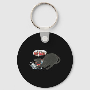 Anti Ice Pro Immigration Funny Cat Political Key Ring