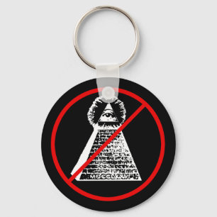 Anti Illuninati Key Ring