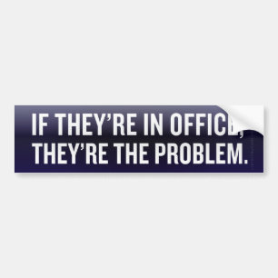 Anti Incumbent Bumper Sticker
