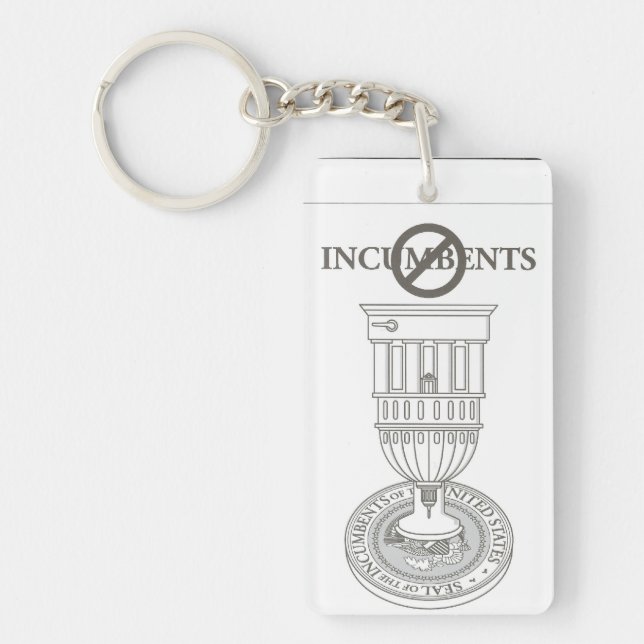 Anti incumbent term limit key chain (Front)