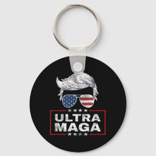 Anti J.o.e B.i.d.e.n Proud Ultra-Maga Key Ring