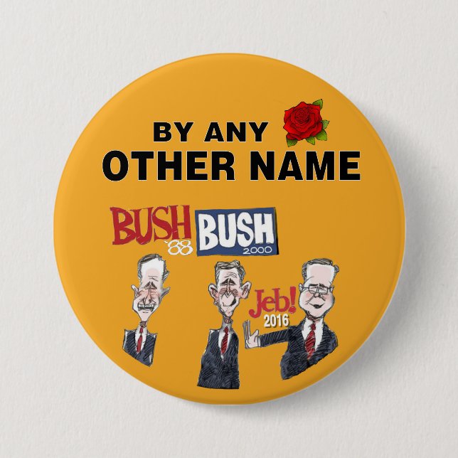 Anti-Jeb Bush 2016 7.5 Cm Round Badge (Front)