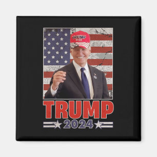 Anti Joe Biden Funny Conservative Donald Trump 202 Magnet