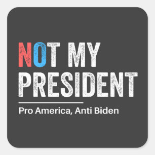 Anti Joe Biden Square Sticker