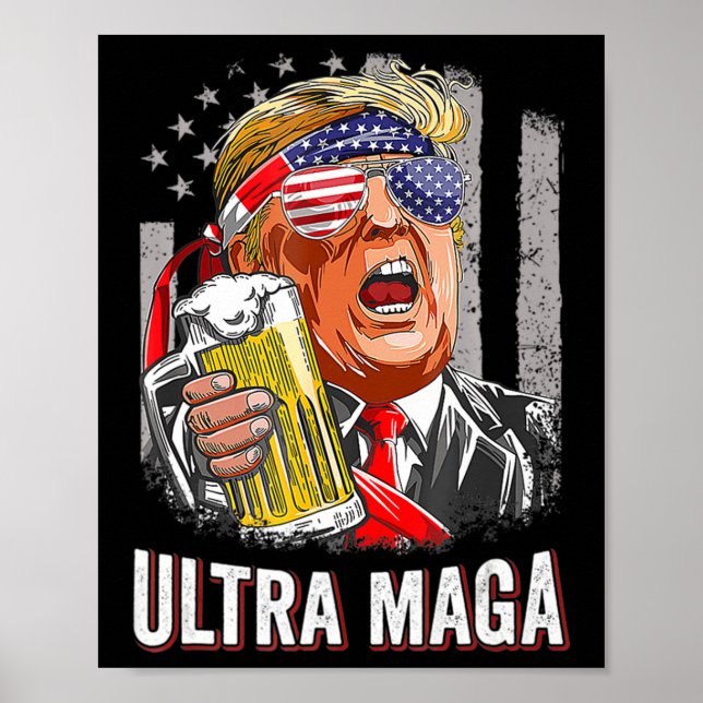 Anti Joe Biden Ultra Maga 4 Poster (Front)
