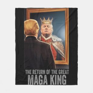 Anti Joe Biden Ultra Maga The Return Of The Great Fleece Blanket