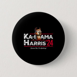 Anti Kamala Harris 24 Pro Trump 2024 Humour Ka-lla 6 Cm Round Badge