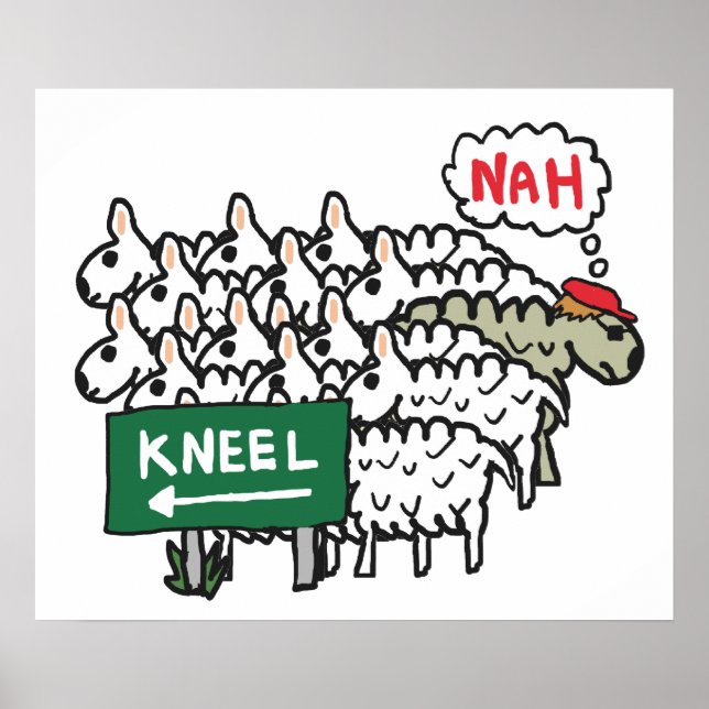 Anti Kneeling Poster (Front)