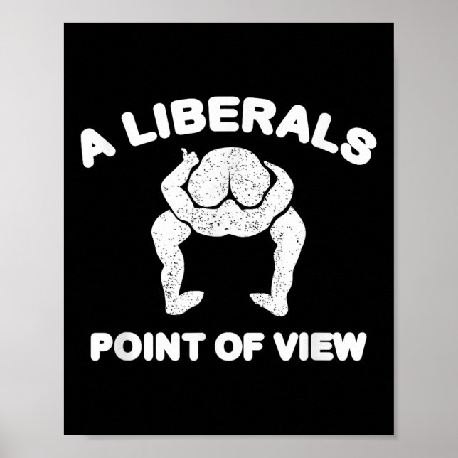 Anti Liberal Pro Republican Conservative Gift A Li Poster (Front)