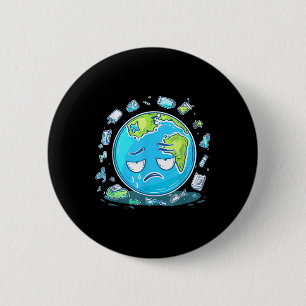Anti Littering No Environment Environmental Protec 6 Cm Round Badge