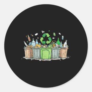 Anti Littering No Environment Environmental Protec Classic Round Sticker