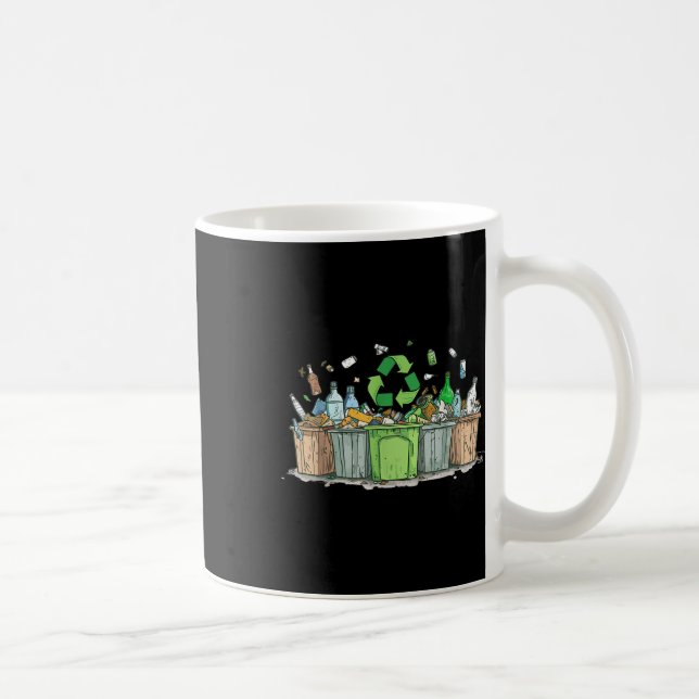 Anti Littering No Environment Environmental Protec Coffee Mug (Right)