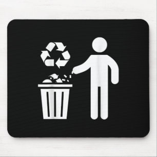 Anti Littering No Environment Environmental Protec Mouse Pad