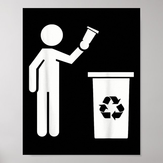 Anti Littering No Environment Environmental Protec Poster (Front)