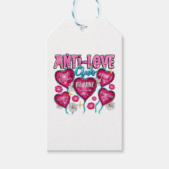 Anti Love Club Gift Tags (Front)