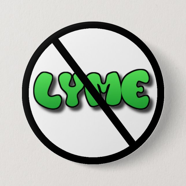 Anti Lyme Disease Button (Front)