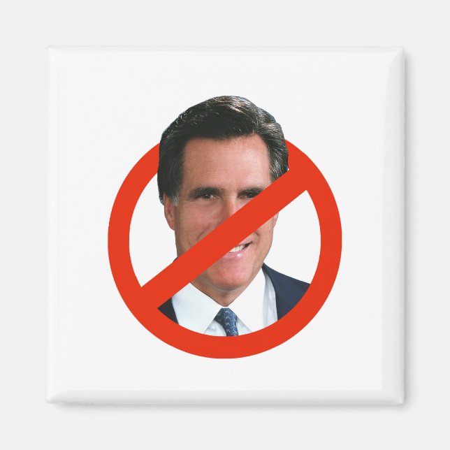 ANTI MITT ROMNEY MAGNET (Front)
