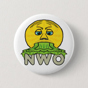 Anti New World Order 6 Cm Round Badge