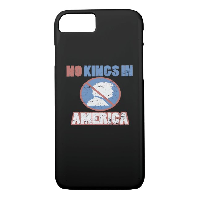 Anti- No Kings In America Classic Case-Mate iPhone Case (Back)