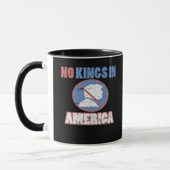 Anti- No Kings In America Classic Mug (Left)