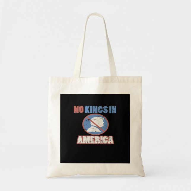 Anti- No Kings In America Classic Tote Bag (Front)