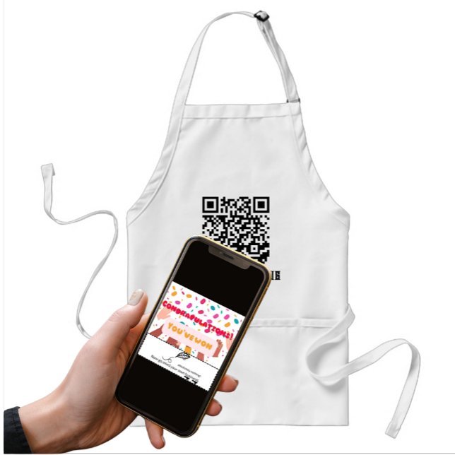 Anti-Nosy People QR Code | Standard Apron (Creator Uploaded)