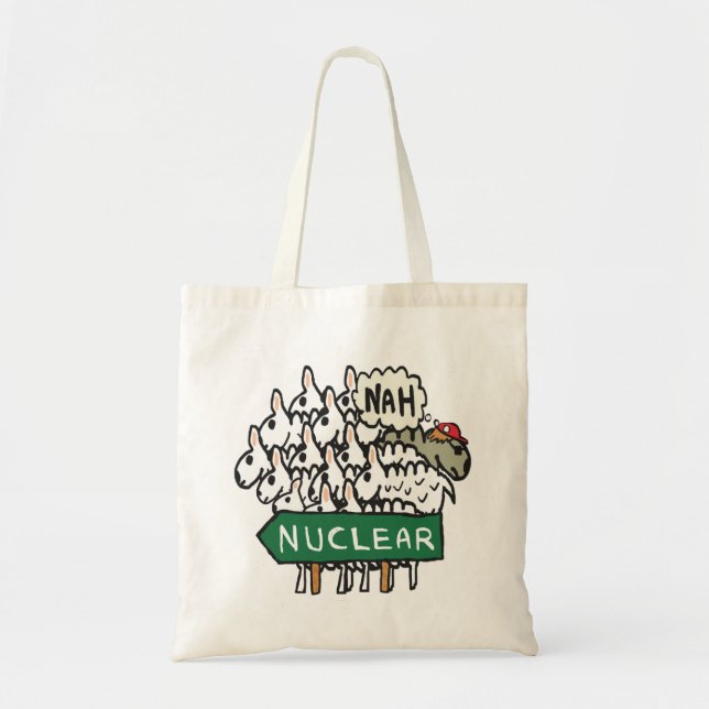 Anti Nuclear Tote Bag (Front)