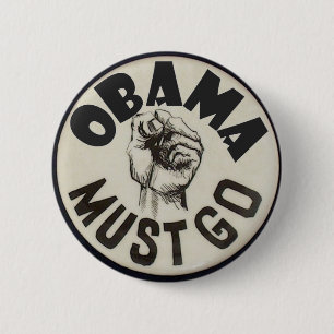anti-Obama 6 Cm Round Badge