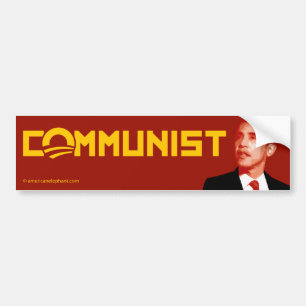 Anti-Obama: Barack Obama Communist Bumper Sticker