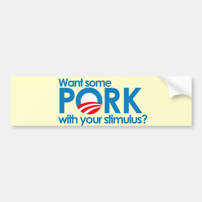 Anti-Obama Bumper Sticker (Front)