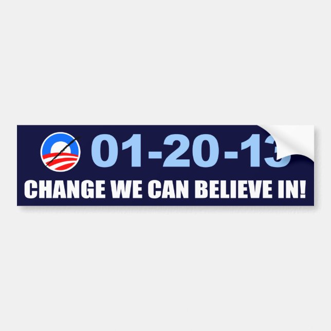 Anti-Obama Bumper Sticker (Front)