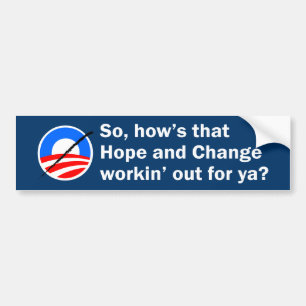 Anti-Obama Bumper Sticker