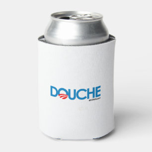 ANTI-OBAMA BUMPERSTICKER - D O U C H E CAN COOLER