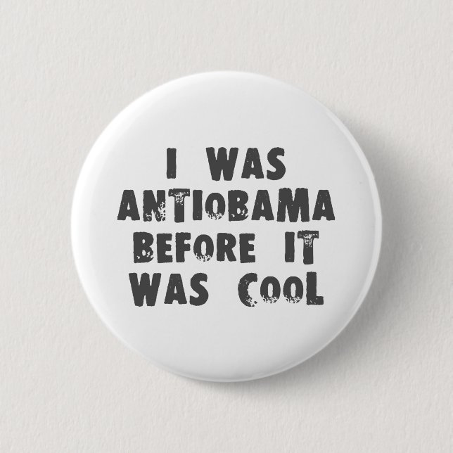 Anti Obama Button (Front)