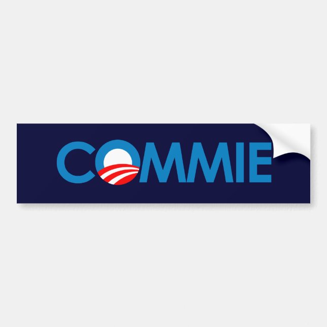 Anti-Obama - Commie Bumper Sticker (Front)