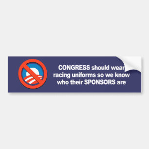 ANTI-OBAMA- Congress should wear uniforms Bumper Sticker